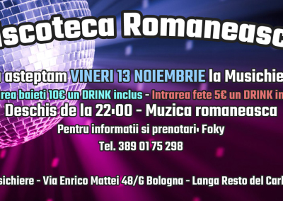 13 Novembre – Discoteca Rumena